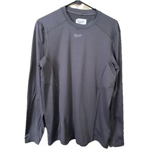 Milwaukee T Shirt Men's M Gray Workskin Base Layer Peformance Stretch‎